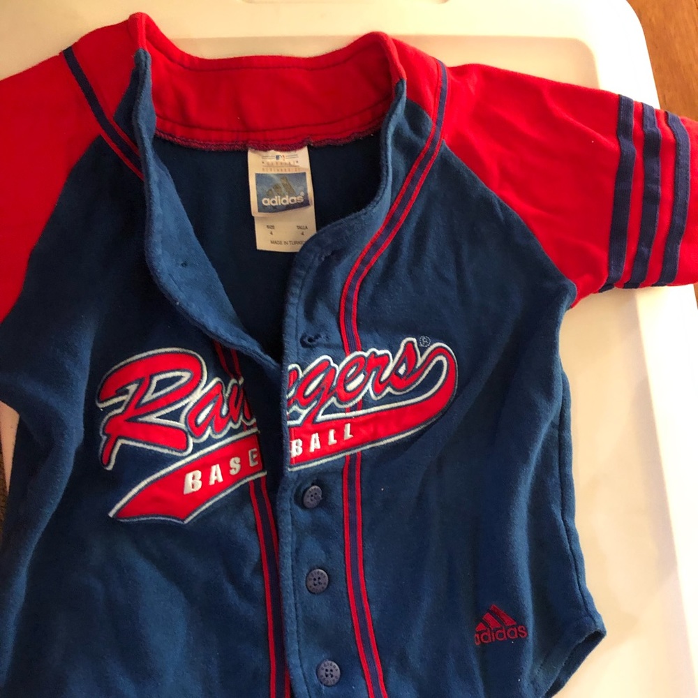 Texas Rangers baseball jersey by Adidas - soft!